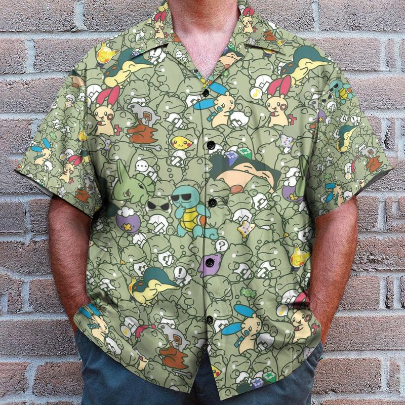 EpiPokemon Pattern Hawaiian Shirt