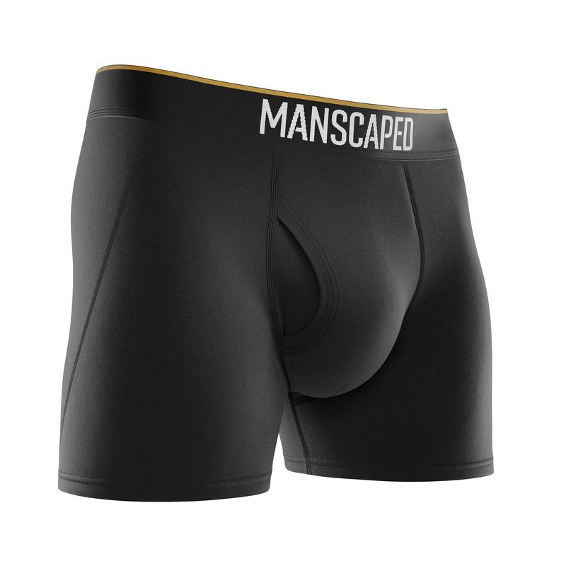 MANSCAPED® Boxers 2.0 Men’s Premium Anti-Chafe Athletic Performance Boxer Briefs, Tagless with Signature Jewel Pouch™ Fabric Menswear