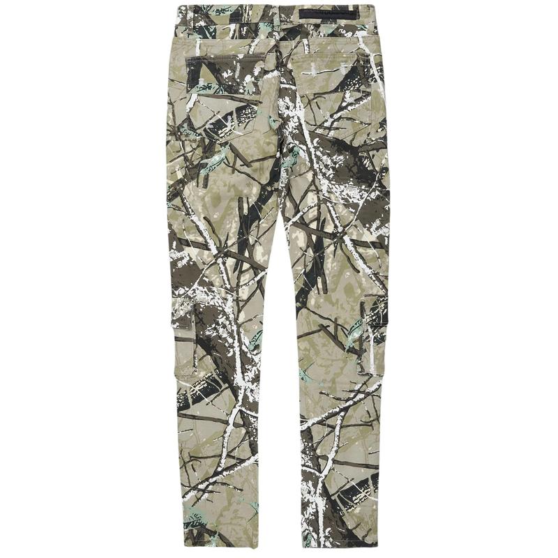 Adril Tree Camo Skinny Fit Cargo Jean