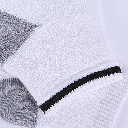 10 Pack Men's Cotton Moisture Wicking Cushion Low Cut Socks Menswear Ribbed