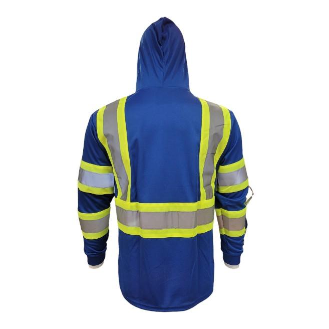 Long Sleeve Safety Hooded Shirt