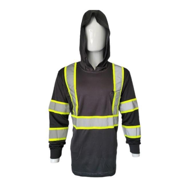 Long Sleeve Safety Hooded Shirt