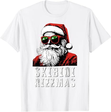 Skibidi Rizzmas Christmas Rizz Santa Claus Charisma Cool T-Shirt, Trendy Christmas For Womens and Mens