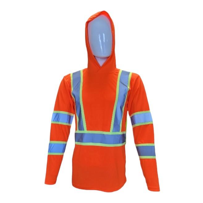 Long Sleeve Safety Hooded Shirt