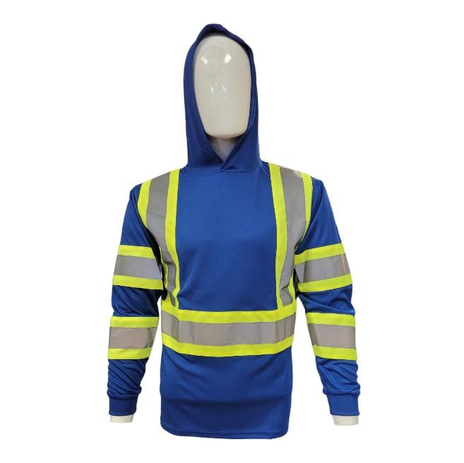 Long Sleeve Safety Hooded Shirt