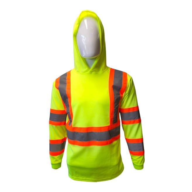 Long Sleeve Safety Hooded Shirt