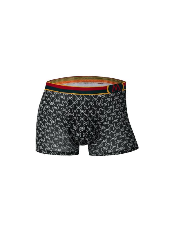 Men's All Over Print Tape Boxer Brief, Casual Comfy Breathable Underwear for Daily Wear, Mens Underwear for All Seasons