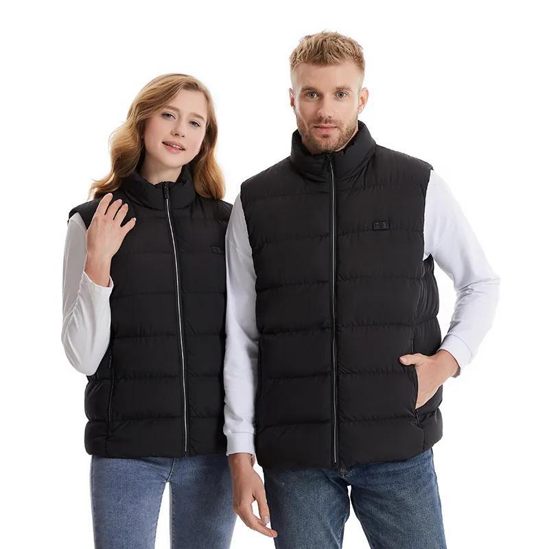 Heated Vest for Men Women,Two-touch 15Heat Zones LED Controller， Heated Jackets for Men Women With Battery Pack Two-Touch LED  level Menswear Tops