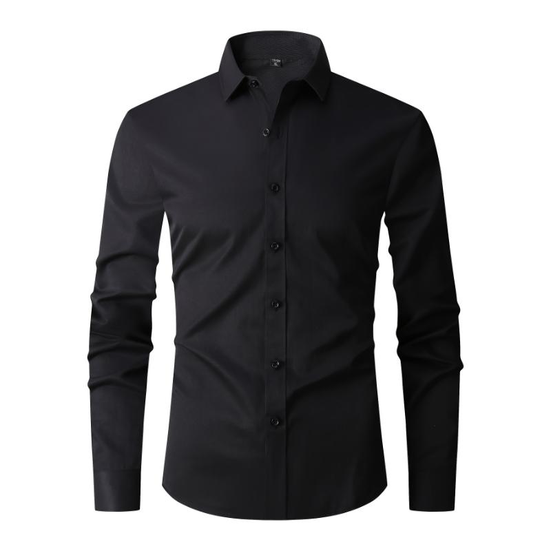 Premium Mens Long Sleeve Button Up Shirt - Stylish Semi-formal Wear for Spring Summer - Breathable, Versatile, Perfect for Business and Casual Occasions