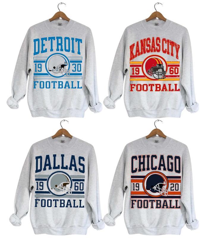 Gildan 18000 Unisex Crewneck Sport Sweatshirt All Team Football, Ash Grey Color Menswear