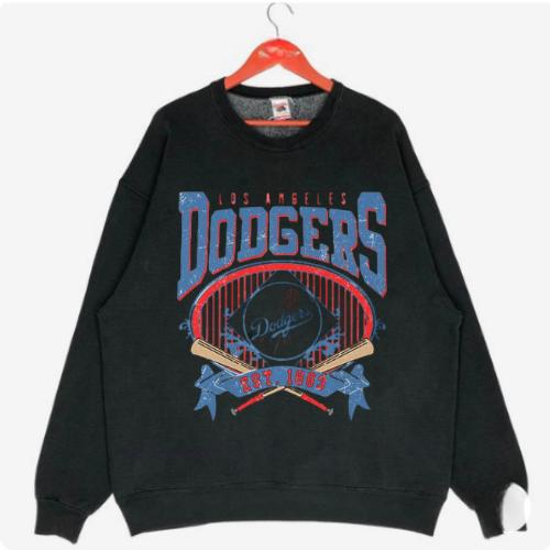 Vintage Los Angeles Dodgers Sweatshirt Los Angeles Baseball Shirt Vintage Baseball Fan Shirt Graphic Tee Football Fan Gift Sport Unisex Sweatshirt