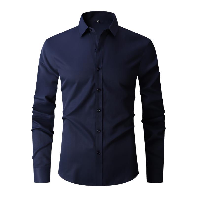 Premium Mens Long Sleeve Button Up Shirt - Stylish Semi-formal Wear for Spring Summer - Breathable, Versatile, Perfect for Business and Casual Occasions