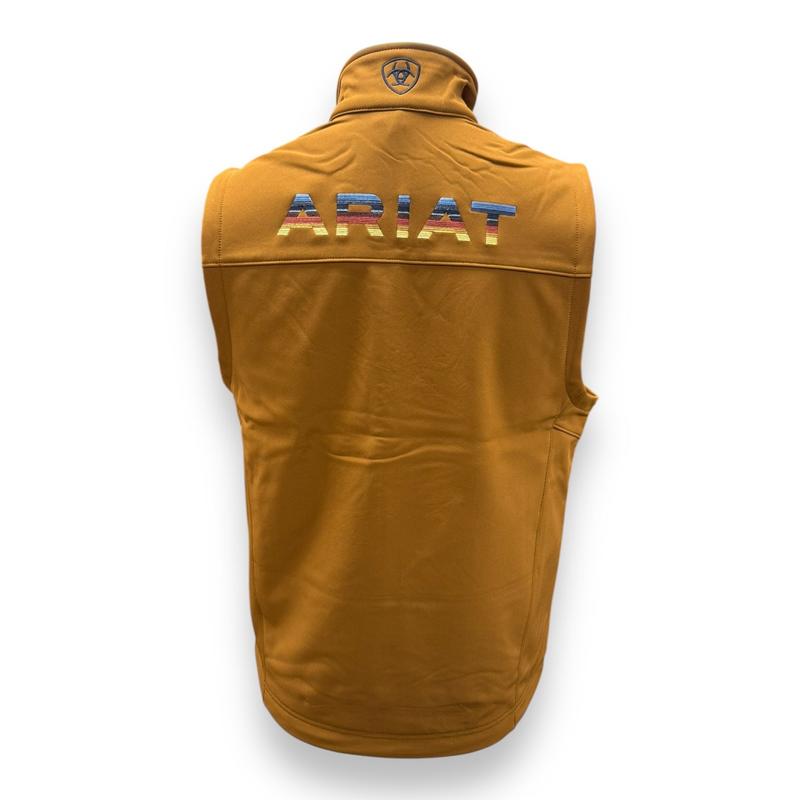 Men's Ariat Logo 2.0 Softshell Vest - Chestnut