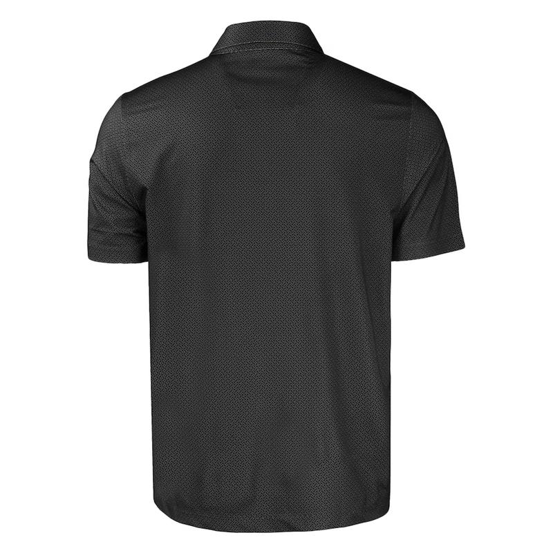 Georgia Bulldogs Pike Eco Tonal Geo Print Stretch Recycled Polo - Black, Men Football NCAA Polo Shirt Trendy 2024,Football Polo Shirt, Gift For Men