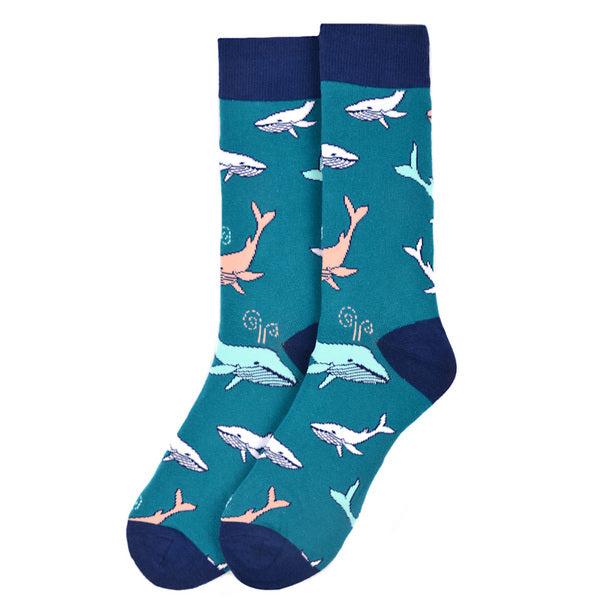 Men's Socks - Whale Novelty Socks