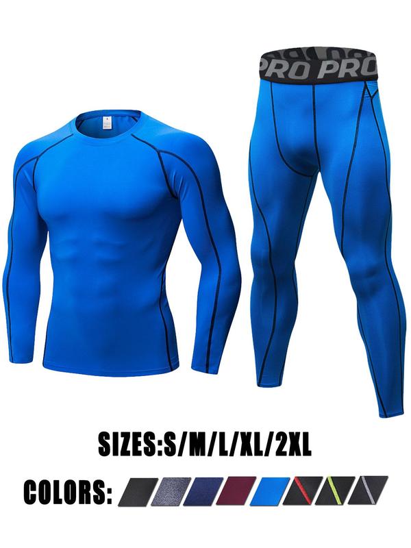 Thermal Underwear Mens Long Johns for Men Thermal Underwear Set Long Sleeve Base Layer Compression Suit Thermals Top & Bottom for Workout Skiing Running, Cotton Under Clothes,  Warm Underwear Set, Fall Clothings 2024