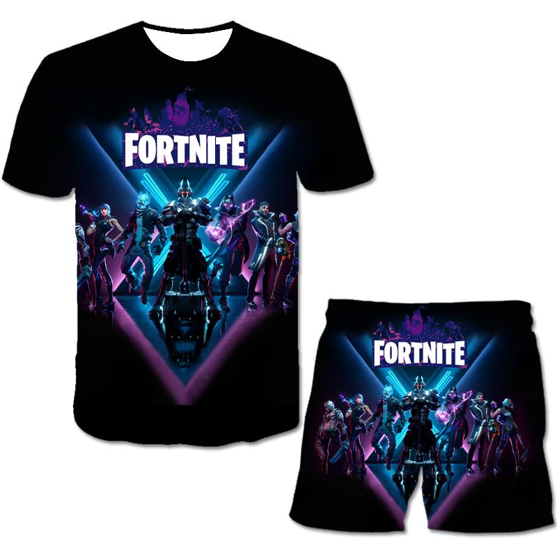 Fortnite Shirt Fortnite Short Set Gaming T-Shirt Menswear