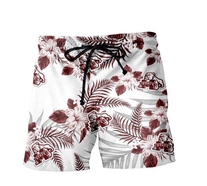 Mississippi State Bulldogs Hawaiian Clothing Tropical Flower Aloha Summer Hawaiian Day