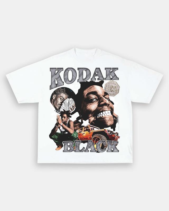 KODAK BLACK TEE Print Short Sleeve T-Shirt