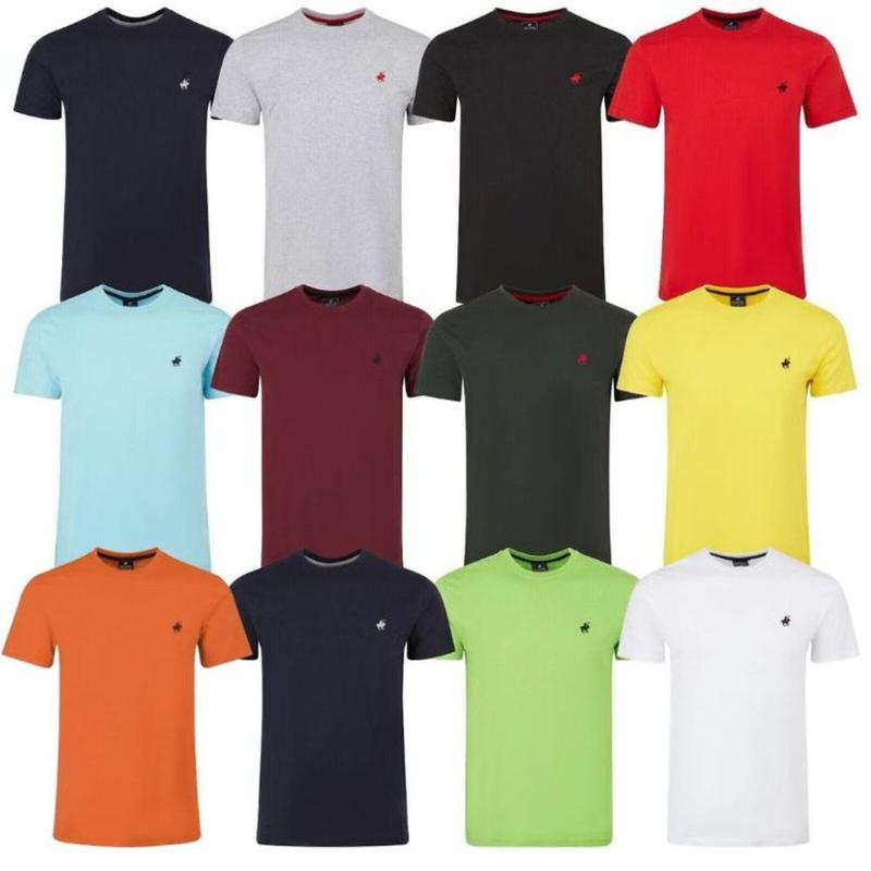 (5-Pack)Men's Short Sleeve Crew Neck T-Shirts Classic Cotton