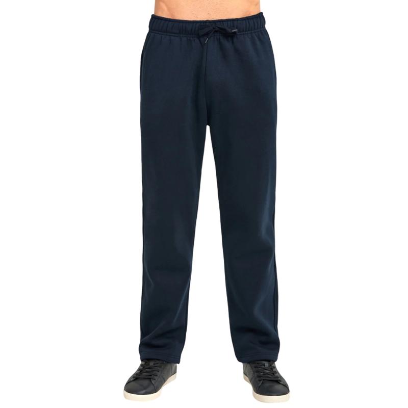 Men's Solid Heavyweight Fleece Sweatpants Cotton Blend with Drawstring and Packets S-3XL Regular Big & Tall Size Lounge Pants for Fall Winter Menswear