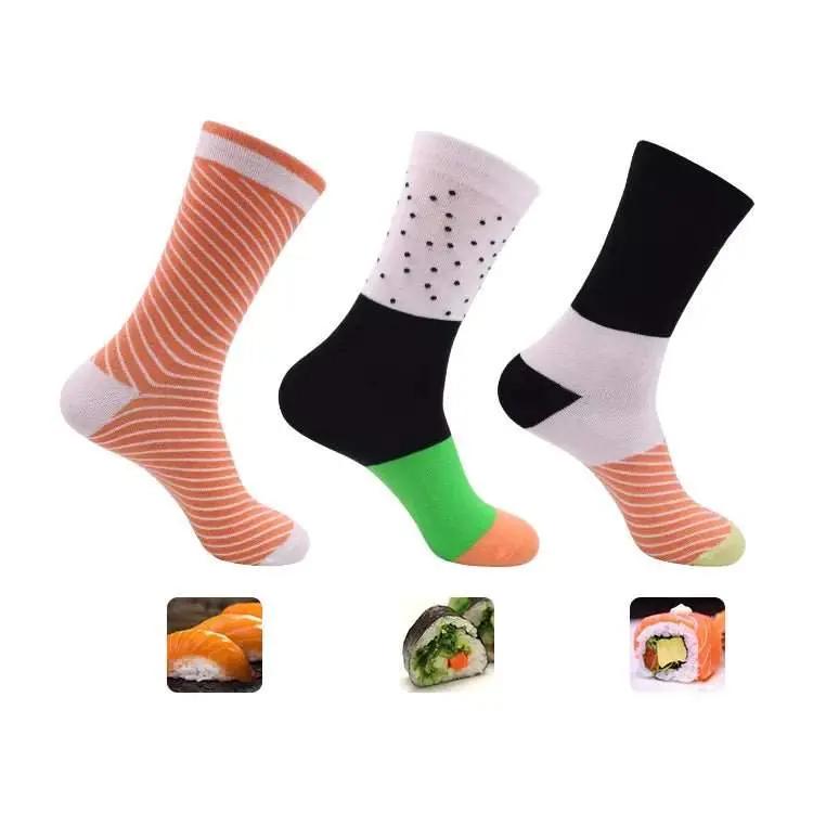 Sushi Socks, 3 Pairs Fun Socks, Unique Novelty Funny Socks for Men and Women, Sushi Lovers, Birthday, Thanksgiving Christmas Gift Idea Menswear