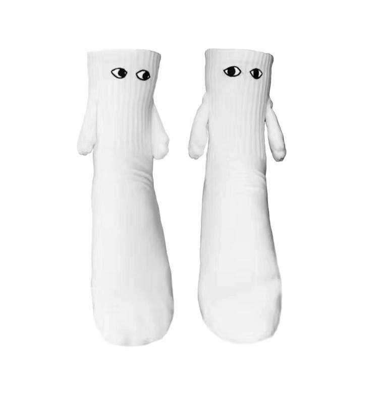 OG White Socks with Magnet Hands - Unisex