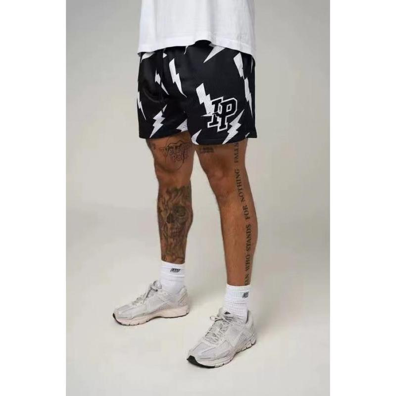 Kalisha IP Sports Men's casual loose vintage shorts basketball pants with a soft stylish high sense Fabric Menswear,necessary elastic gym