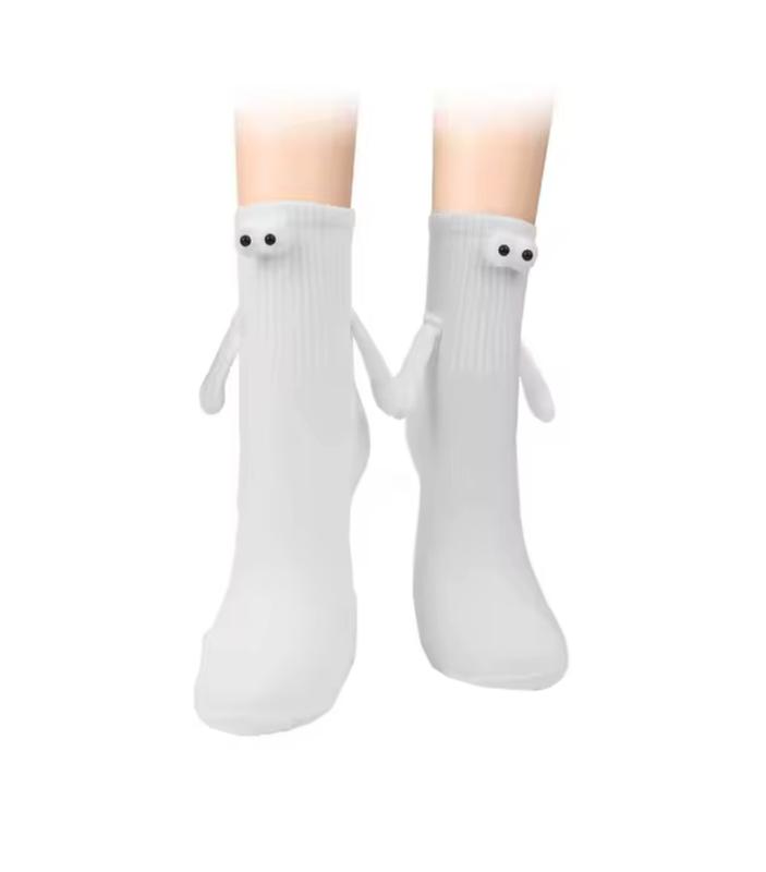 OG White Socks with Magnet Hands - Unisex