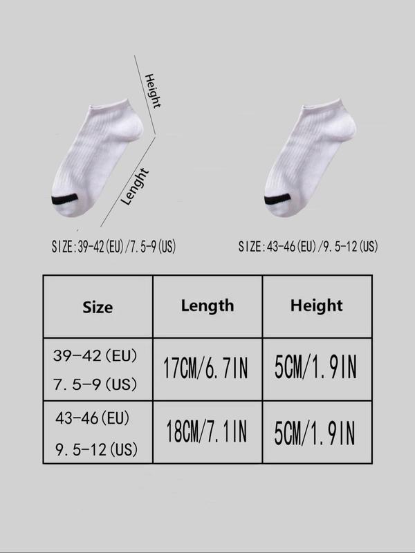 Men's Colorblock Ankle Socks, Casual Comfortable Breathable Low Cut Socks for Daily Wear, Multipack Knit Socks for All Seasons