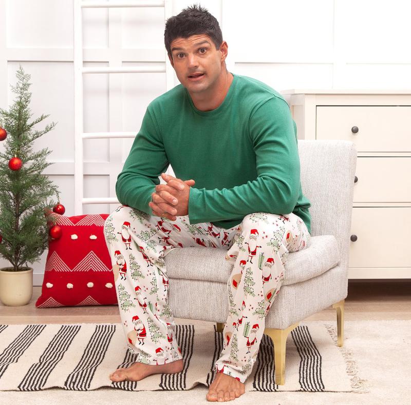 Men's Christmas Pajama Pant's - Ultra Soft 0Bamboo0 Blend Pajama Bottom's - Family Matching - Daddy & Me