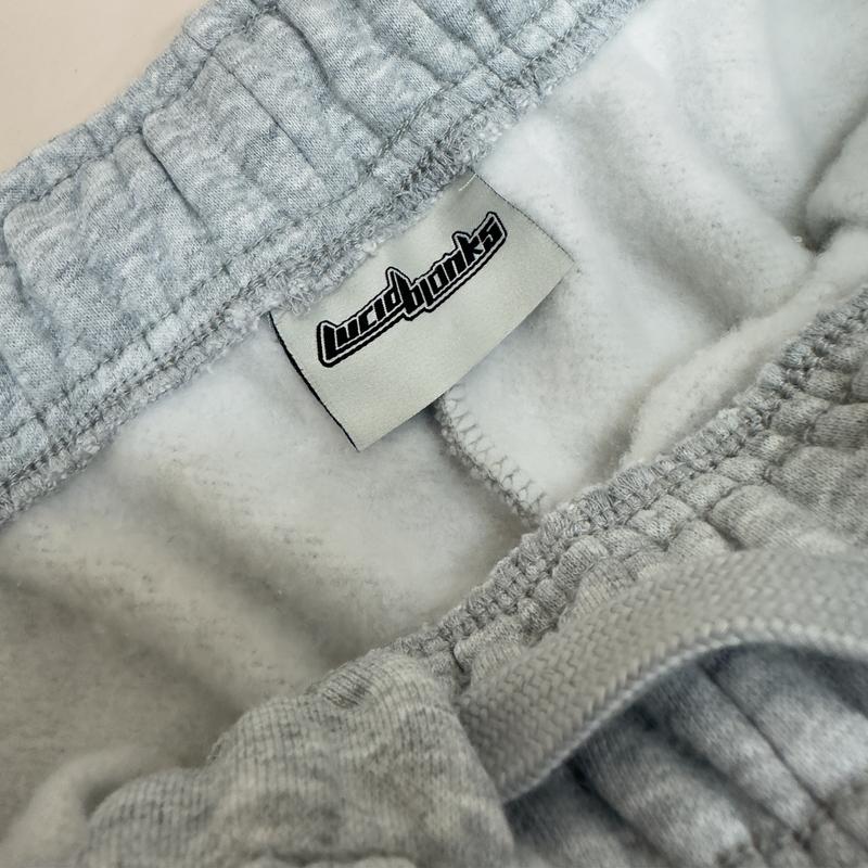 350 GSM 'Heather Grey' Fleece Sweatpants