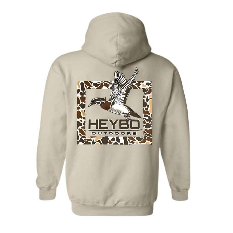 Heybo Outdoors Phesant Ducks Hoodie, Graphic Quote Shirt, Gift for Woman, Gift for Man Classic