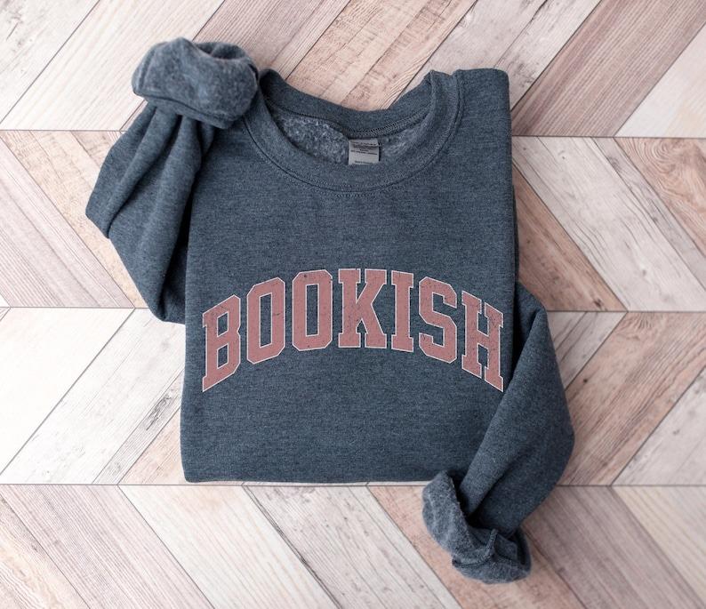 Bookworm Sweatshirt, Book Nerd, Book Lover, Bookish Gift, Gift for Book Lover, Librarian Sweatshirt Menswear