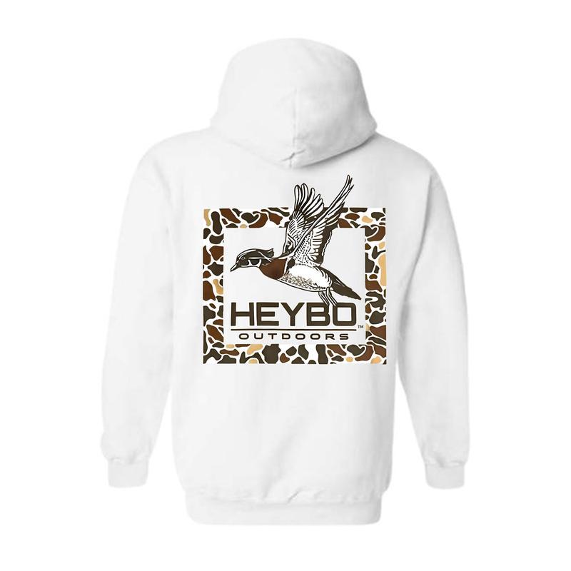 Heybo Outdoors Phesant Ducks Hoodie, Graphic Quote Shirt, Gift for Woman, Gift for Man Classic