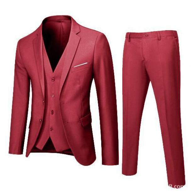 Fall New Suit Suit Two-Piece Men's Suit Korean-Style Fashion Slim Fit Small Suit