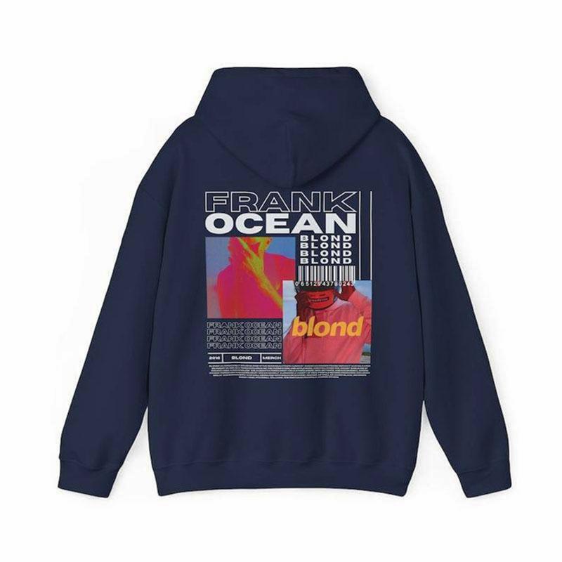 Frank Ocean BLOND Hoodie, Blond Album, Frank Ocean Blond Album Cover Hoodie Classic Cotton Menswear Shirt