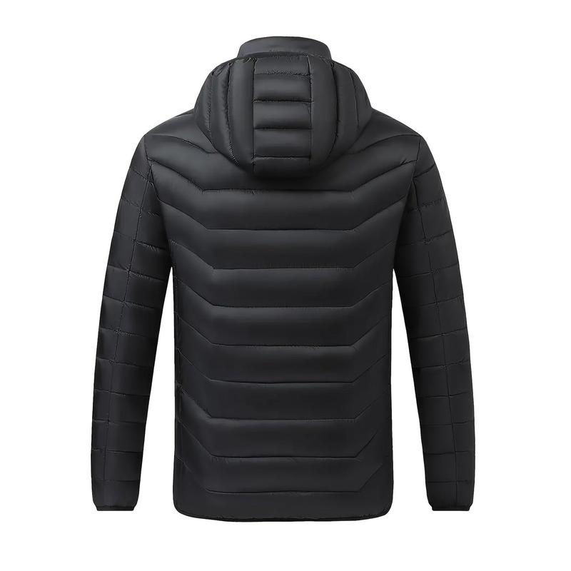 Merry Christmas Sale Winter Thermal Rechargeable 9 Heated Jacket for Men  Fleece Material for Outdoor Activities  Self Warming Heated Apparel with Heated Hoodie Heated Insoles and Heated Hats  Cozy Comfort