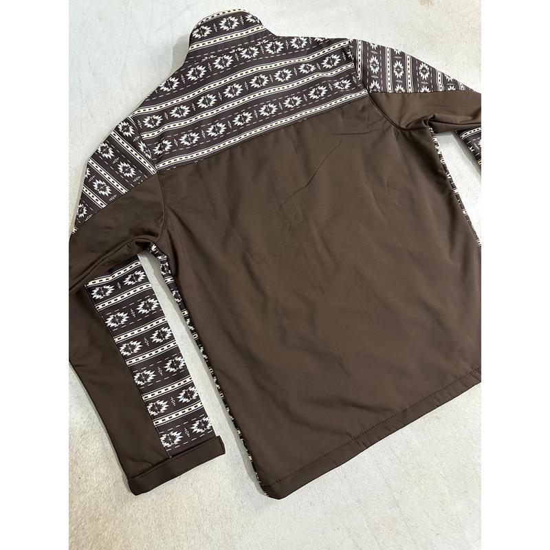 Brown Aztec Retro Jacket