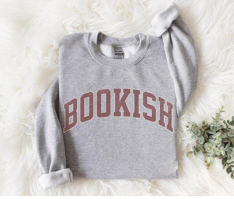 Bookworm Sweatshirt, Book Nerd, Book Lover, Bookish Gift, Gift for Book Lover, Librarian Sweatshirt Menswear