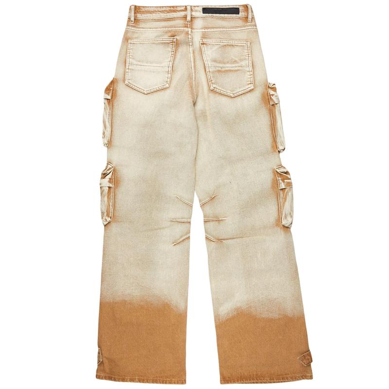 Lenz Beige Baggy Fit Jean