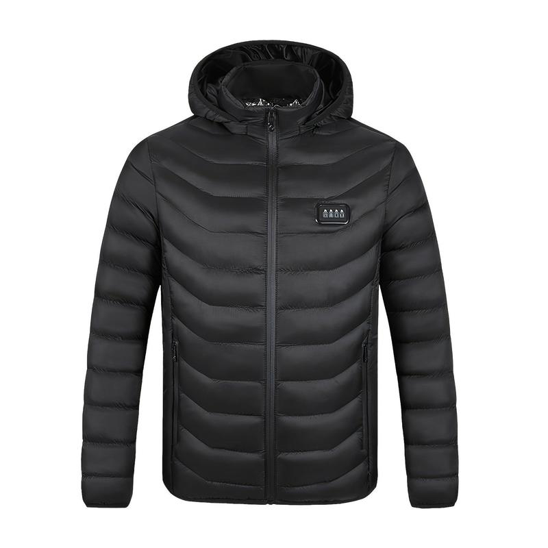 Mens Heated Jacket 23 Heating Zones Windproof USBPowered Coat Ideal for Outdoor Activities Cycling Skiing