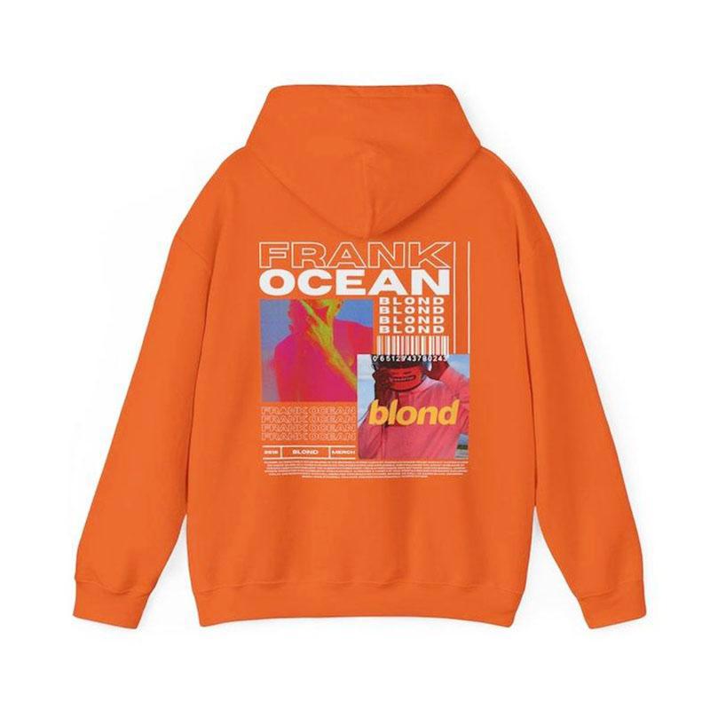 Frank Ocean BLOND Hoodie, Blond Album, Frank Ocean Blond Album Cover Hoodie Classic Cotton Menswear Shirt