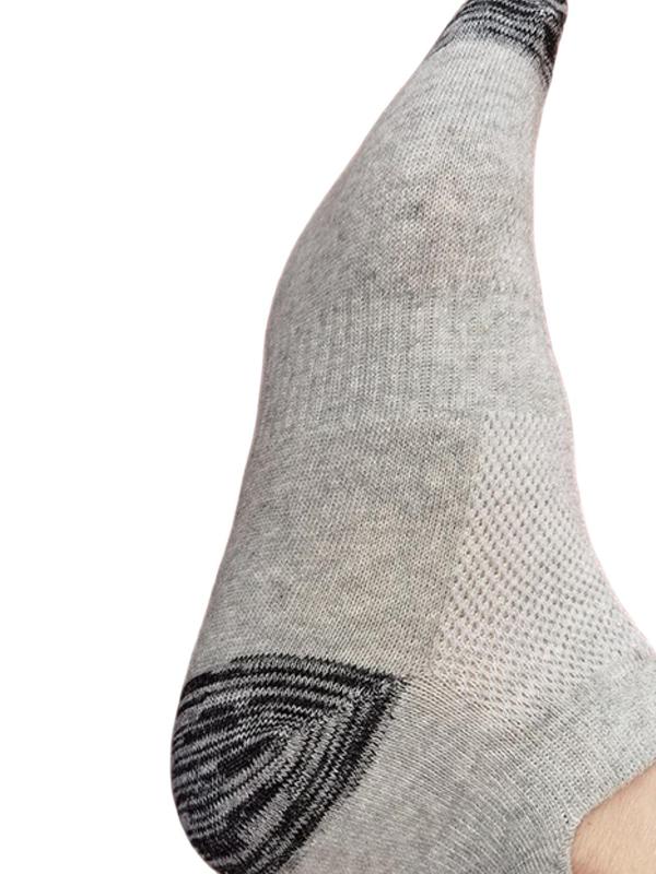 Men's Patchwork Print Ankle Socks, Casual Moisture Wicking Low Cut Socks, Soft Comfy Breathable Socks for All Seasons Daily Wear