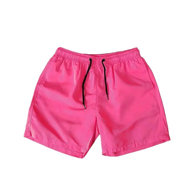 Beach Pants Casual Quarter Shorts Quick Dry Board Shorts with Mesh Lining,Men's Clothing Shorts Men's Beach Swim Trunks Casual Homewear Pants Loose Three-Point Sports Shorts Men's