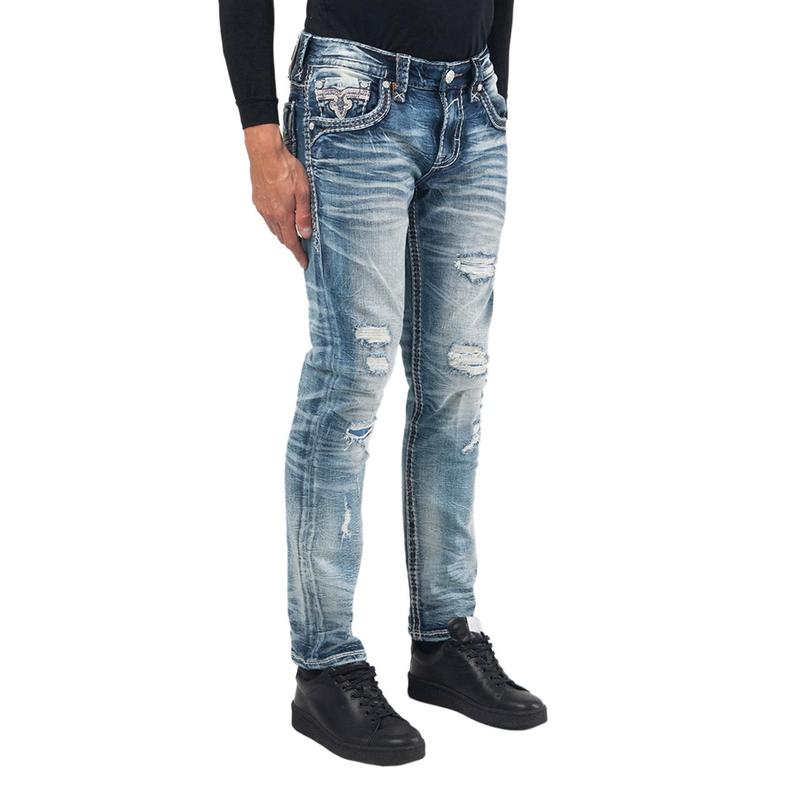 Men's Rock Revival Talan A203R Alt Straight Jeans