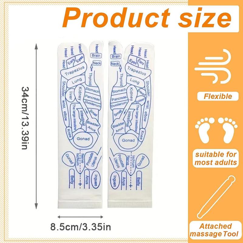 Reflexology Socks Set,Reflexology Socks with Massage Tool,Foot Relief and Acupressure Reflexology Foot Massage Socks Man Menswear reflexology sock