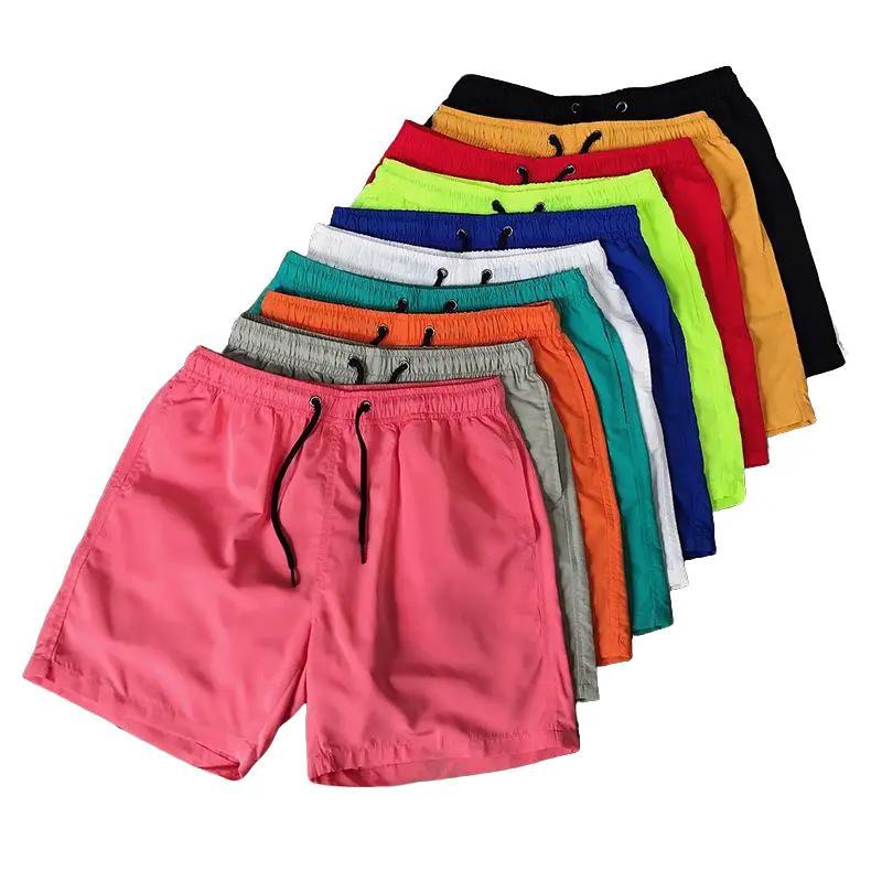 Beach Pants Casual Quarter Shorts Quick Dry Board Shorts with Mesh Lining,Men's Clothing Shorts Men's Beach Swim Trunks Casual Homewear Pants Loose Three-Point Sports Shorts Men's