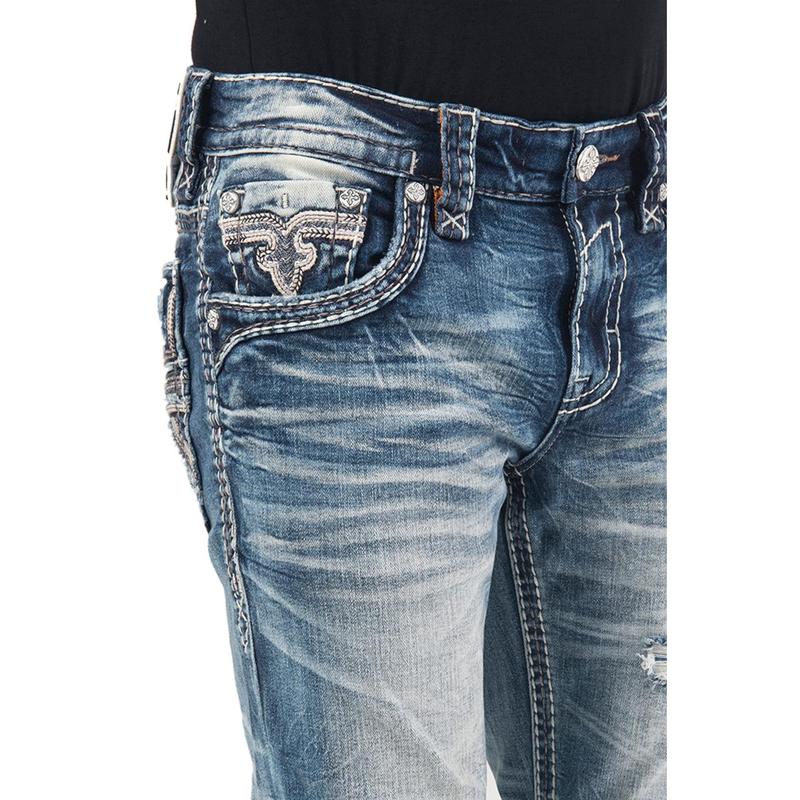 Men's Rock Revival Talan A203R Alt Straight Jeans