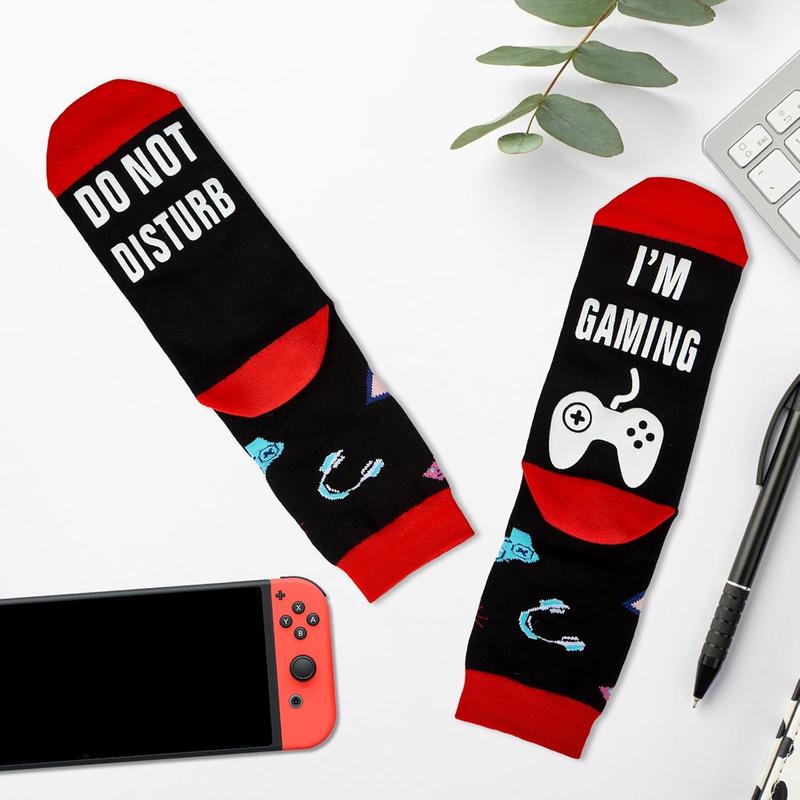 Stocking Stuffers for Teens  Adults, Christmas Birthday Valentines Day Gifts for Him Boyfriend  Husband, Funny Gamer Socks